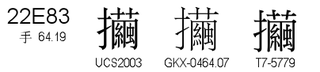 U+22E83